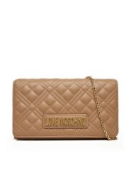 LOVE MOSCHINO Torebka JC4079PP0NLA0104 Beżowy. Brązowe torebki klasyczne Love Moschino, bez wzorów, ze skóry, bez dodatków. Za 639.99 zł.