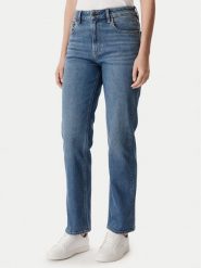Calvin Klein Jeans Jeansy LV047F711G Granatowy Straight Fit. Niebieskie jeansy Calvin Klein Jeans, bez wzorów. Za 409.99 zł.