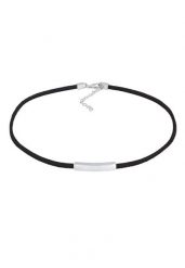 Elli Damski naszyjnik choker tekstylny czarny Black Trend srebro 925 Sterling Silver Naszyjniki 1 ct. Czarne naszyjniki Elli, srebrne. Za 238.99 zł.