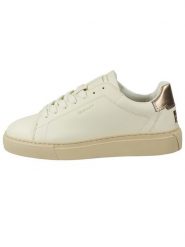 GANT Footwear Skórzane sneakersy "Julice" w kolorze różowozłoto-kremowym rozmiar: 42. Brązowe trampki GANT Footwear, bez wzorów, z materiału, bez zapięcia. Za 417.28 zł.
