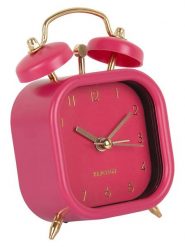 Karlsson Zegar stołowy "Glam" w kolorze różowym - 7,5 x 11,4 cm rozmiar: onesize. Różowe, analogowe zegarki Karlsson. Za 26.99 zł.