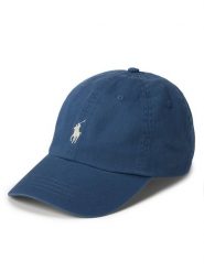 Polo Ralph Lauren Czapka z daszkiem 211912843057 Niebieski. Niebieskie czapki Polo Ralph Lauren, bez wzorów, z bawełny. Za 259.99 zł.