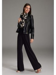 SWING Kurtka w kolorze czarnym ze skóry syntetycznej rozmiar: 44. Czarne kurtki Swing, bez wzorów, ze skóry, bez kaptura. Za 231.13 zł.