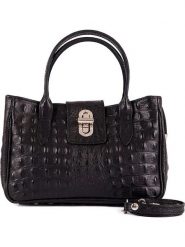 Lia Biassoni Skórzana torebka "Coscile" w kolorze czarnym - 26 x 17 x 12 cm rozmiar: onesize. Czarne torby na ramię Lia Biassoni, bez wzorów, z materiału, przez ramię, bez dodatków. Za 202.03 zł.