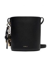 Furla Torebka Roxie Mini WE00859 ARE000 CN O6000 Czarny. Czarne torebki klasyczne Furla, bez wzorów, ze skóry, bez dodatków. Za 1,039.00 zł.