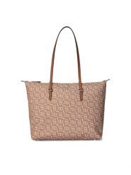 LAUREN RALPH LAUREN Torebka 431916737039 Brązowy. Brązowe shopper Lauren Ralph Lauren, bez wzorów, z materiału, bez dodatków. Za 659.99 zł.
