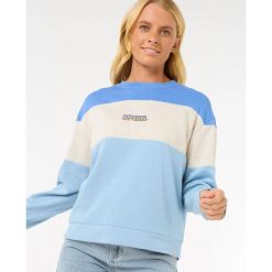 Rip Curl Las Dalias Colourblock Crew - Oatmeal Marle. Brązowe swetry Rip Curl, na zimę, bez wzorów, bez ramiączek. W wyprzedaży za 240.85 zł.