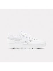 Reebok Sneakersy "Club C Double Recenge" w kolorze białym rozmiar: 38,5. Białe trampki Reebok, bez wzorów, bez zapięcia. Za 268.55 zł.