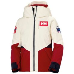 Damska kurtka narciarska z kapturem Helly Hansen Kvitfjell Race Ins. Brązowe kurtki narciarskie Helly Hansen, bez wzorów, z kapturem, narciarskie. W wyprzedaży za 2,285.50 zł.