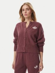 Adidas Kardigan Essentials IA4454 Różowy ciemny Loose Fit. Czerwone kardigany Adidas, xl, bez wzorów, z syntetyku. Za 299.99 zł.