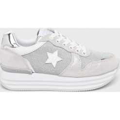 Trussardi Jeans - Buty. Szare obuwie sportowe Trussardi Jeans, z gumy, bez zapięcia. W wyprzedaży za 499.90 zł.