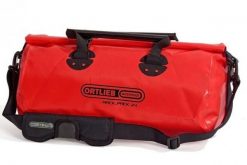 Torba podróżna Ortlieb Rack-Pack Czerwona. Czerwone torby na ramię Ortlieb, bez wzorów, z materiału, sportowe, na ramię, bez dodatków. Za 369.90 zł.