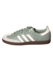 Adidas Skórzane sneakersy "Samba" w kolorze turkusowym rozmiar: 45 1/3. Niebieskie trampki Adidas, bez wzorów, bez zapięcia. Za 363.71 zł.