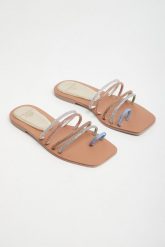 Klapki damskie TWINSET U&B. Klapki Twinset U&B, bez wzorów, bez obcasa. Za 519.00 zł.
