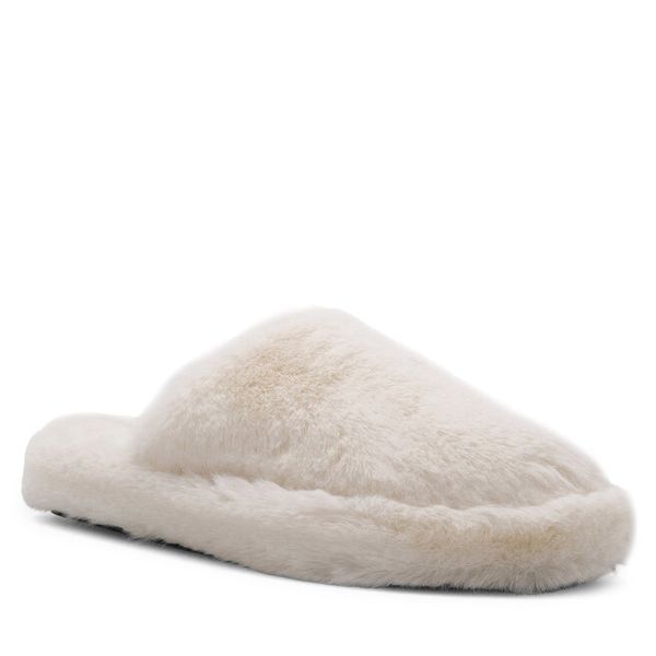 Kapcie DeeZee. Brązowe klapki DeeZee, bez wzorów, bez zapięcia. Za 79.99 zł.