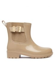 Tommy Hilfiger Kalosze Th Buckle Glossy Ankle Rain Boot FW0FW09543 Beżowy. Brązowe kalosze TOMMY HILFIGER, bez wzorów, z syntetyku. Za 409.99 zł.