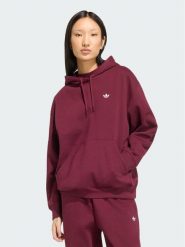 Adidas Bluza Essentials Oversized Fleece Hoodie KT2274 Bordowy Regular Fit. Czerwone bluzy Adidas, s, bez wzorów, z bawełny, bez kaptura. Za 238.99 zł.