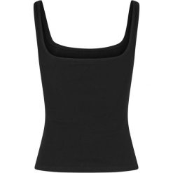 Szeroka koszulka damska Urban Classics (x2). Czarne bluzki Urban Classics, bez wzorów, bez kołnierzyka, bez ramiączek. Za 175.50 zł.