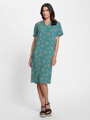 WITT WEIDEN Sukienka w kolorze turkusowym rozmiar: W18. Niebieskie sukienki WITT WEIDEN, na co dzień, bez wzorów, bez kołnierzyka, bez ramiączek, midi, proste. Za 43.99 zł.