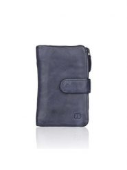 Bellicci Skórzany portfel "Connie" w kolorze granatowym - 9 x 17 x 3 cm rozmiar: onesize. Niebieskie portfele Bellicci, bez wzorów, z materiału. Za 100.99 zł.