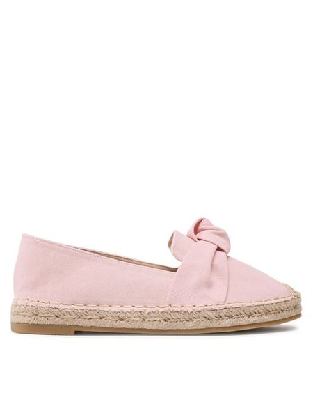 Jenny Fairy Espadryle WSS990-123 Różowy. Czerwone espadryle Jenny Fairy, bez wzorów, z materiału, bez obcasa, bez zapięcia. Za 99.99 zł.