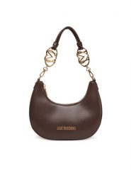LOVE MOSCHINO Torebka JC4048PP1NLF0301 Brązowy. Brązowe torebki klasyczne Love Moschino, bez wzorów, ze skóry, bez dodatków. Za 1,019.00 zł.