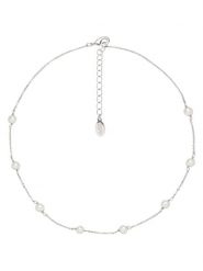 U.S. Polo Assn. Naszyjnik z perłami - dł. 37 cm rozmiar: onesize. Szare naszyjniki U.S. Polo Assn., z perłą, metalowe. Za 108.99 zł.