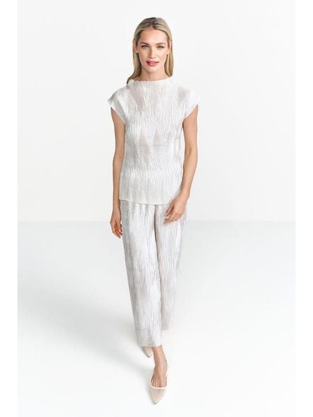 Rich & Royal Bluzka w kolorze kremowym rozmiar: 34. Brązowe bluzki Rich & Royal, bez wzorów, bez kołnierzyka, bez ramiączek. Za 229.95 zł.