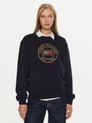 Tommy Hilfiger Bluza Nautical WW0WW42891 Granatowy Regular Fit. Niebieskie bluzy TOMMY HILFIGER, xxs, bez wzorów, z bawełny, bez kaptura. Za 319.99 zł.