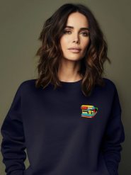 WOOOP Bluza w kolorze granatowym rozmiar: L. Niebieskie bluzy Wooop, l, bez wzorów, bez kaptura. Za 79.21 zł.