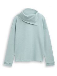 Tom Tailor Bluza w kolorze błękitnym rozmiar: L. Niebieskie bluzy Tom Tailor, l, bez wzorów, bez kaptura. Za 93.07 zł.