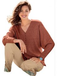 WITT WEIDEN Sweter w kolorze jasnobrązowym rozmiar: 52. Brązowe swetry WITT WEIDEN, bez wzorów, bez ramiączek. Za 34.99 zł.