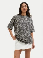 JJXX T-Shirt Andrea 12284102 Szary Loose Fit. Szare t-shirty JJXX, m, bez wzorów, z bawełny, bez kołnierzyka, bez ramiączek. Za 79.99 zł.