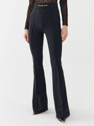 Elisabetta Franchi Spodnie materiałowe PA-009-36E2-4421 Czarny Regular Fit. Czarne spodnie materiałowe Elisabetta Franchi, bez wzorów, z materiału. Za 1,239.00 zł.