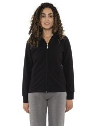 Bluza zimowa Leone 1947 Never Without Damen, Halsausschnitt Reißverschluss. Czarne bluzy LEONE 1947 APPAREL, na zimę, xl, bez wzorów, bez kaptura. Za 353.64 zł.