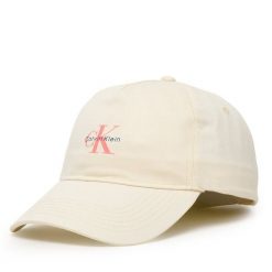 Czapka z daszkiem Calvin Klein. Brązowe czapki Calvin Klein, bez wzorów. Za 129.99 zł.