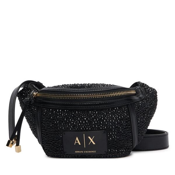 Nerka Armani Exchange. Czarne torebki klasyczne Armani Exchange, bez wzorów, bez dodatków. Za 514.99 zł.
