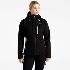 Kurtka turystyczna przeciwdeszczowa damska Mountain Series 2.0. Brązowe kurtki sportowe Dare 2b, bez wzorów, bez kaptura, trekkingowe. W wyprzedaży za 499.99 zł.