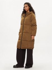 YAS Płaszcz zimowy 26031874 Brązowy Regular Fit. Brązowe płaszcze YAS, na zimę, xs, bez wzorów, z syntetyku, bez kaptura. Za 629.99 zł.