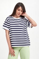 T-shirt damski w paski LIU JO. T-shirty Liu Jo, s, bez wzorów, bez kołnierzyka, bez ramiączek. Za 299.00 zł.