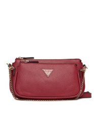 Guess Torebka Noelle II Mini HWZG96 72710 Czerwony. Czerwone torebki klasyczne Guess, z aplikacjami, ze skóry, bez dodatków. Za 439.99 zł.