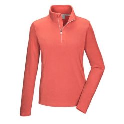 Bluza polarowa damska Killtec KSW 101 WMN FLC SHRT. Czerwone bluzy sportowe Killtec, bez wzorów, z polaru, bez kaptura. Za 159.99 zł.