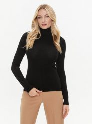 Marella Golf Incom 2333660836200 Czarny Slim Fit. Czarne golfy Marella, xl, bez wzorów, z wełny, bez ramiączek. Za 439.99 zł.
