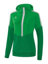 Erima Bluza "Squad" w kolorze zielonym rozmiar: 40. Zielone bluzy Erima, bez wzorów, z kapturem. Za 88.02 zł.