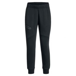 Spodnie Joggery Under Armour Unstoppable Flc Damskie. Czarne spodnie sportowe Under Armour, l, bez wzorów, z bawełny, do biegania. Za 442.00 zł.
