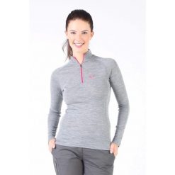 Bluza termoaktywna damska Woolona Vega 100% Merino. Szare bluzy WOOLONA, l, bez wzorów, z wełny, bez kaptura. W wyprzedaży za 306.00 zł.