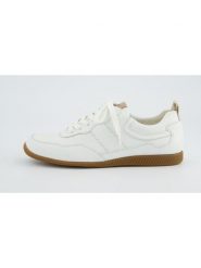 Paul Green Skórzane sneakersy w kolorze białym rozmiar: 38. Białe trampki Paul Green, bez wzorów, ze skóry, bez zapięcia. Za 402.20 zł.