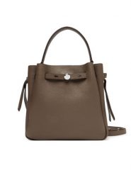 Tory Burch Torebka Romy Bucket Bag 166982 Brązowy. Brązowe torebki klasyczne Tory Burch, bez wzorów, ze skóry, bez dodatków. Za 2,129.00 zł.
