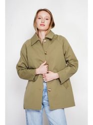 ASSUILI Kurtka przejściowa w kolorze khaki rozmiar: 34. Brązowe kurtki Assuili, bez wzorów, bez kaptura. Za 382.99 zł.