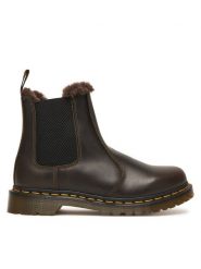 Dr. Martens Sztyblety 2976 Leonore DM41415020 Czarny. Czarne botki Dr. Martens, bez wzorów, ze skóry, bez obcasa, na płaskiej podeszwie, bez zapięcia. Za 989.99 zł.